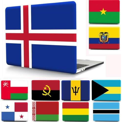 National Flag Pattern Laptop Cover Case For Apple Macbook Air Pro Retina 11 12 13 15 Protective Shell for Mac 11.6 13.3 15.4 16