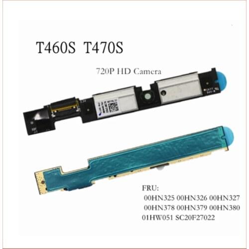 New For Lenovo Thinkpad T470S T460S Camera 720P HD MIC FRU:00HN380 00HN379 00HN378 01HW051 SC20F27022