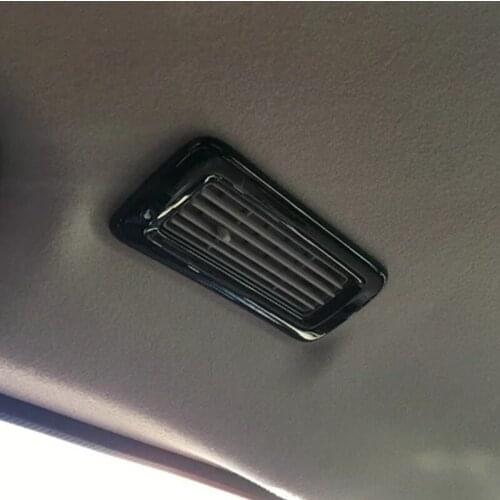 For NISSAN SERENA MKV Suzuki Landy C27 2016 2017 ABS Chrome Rear Tail Air Conditioning Outlet Air Vent Trim 4PCS/SET