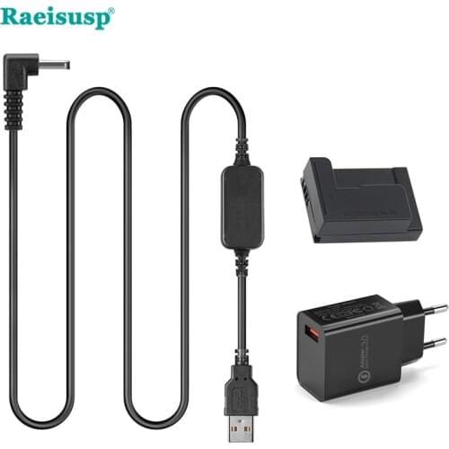 DR-50 Coupler NB-7L Fake Battery Quick Charger Power Bank CB-2LZE USB Cable for Canon PowerShot G10 G11 G12 SX30 IS Camera