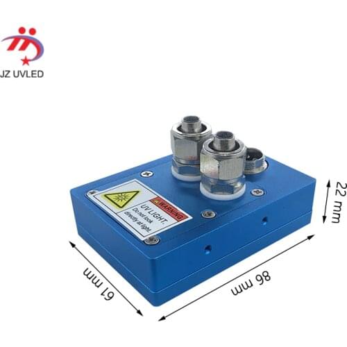 Screen printing UV ink drying curing UVLED light source Uv electronic glue drying curing LED lamp source custom wavelength 365nm