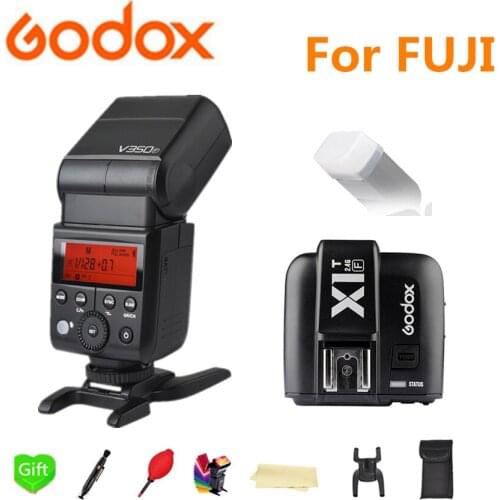 Godox V350F Flashes Speedlite 2.4G Wireless X System TTL HSS Li-ion Battery Flash + X1T-F Trigger For Fujifilm Fuji Cameras