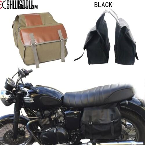 Motorcycle bag Kit Knight Rider Brown Black saddleBags For Triumph for Sportster XL883 XL1200 for Ducati Motorcycle Parts