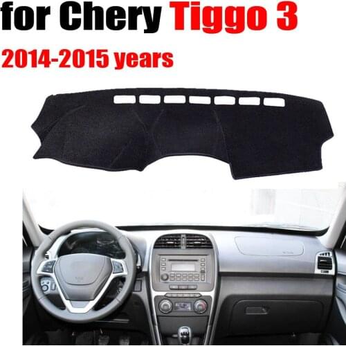 Car dashboard pad For Chery Tiggo 3 2014-2015 years left hand drive dash cover Instrument platform desk pad car accessories