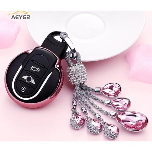 Soft TPU Car Remote Key Cover Case For BMW Mini Cooper S JCW One D F54 F55 F56 F57 F60 Car Smart Key Protector Shell Accessories