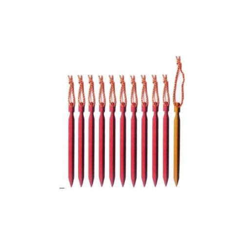 Outdoor Tent Aluminum Alloy Nails Mitsubishi Nail Aviation Aluminum Alloy Diamond Shaped Diced 18cm Rope Triangular Edge Nail