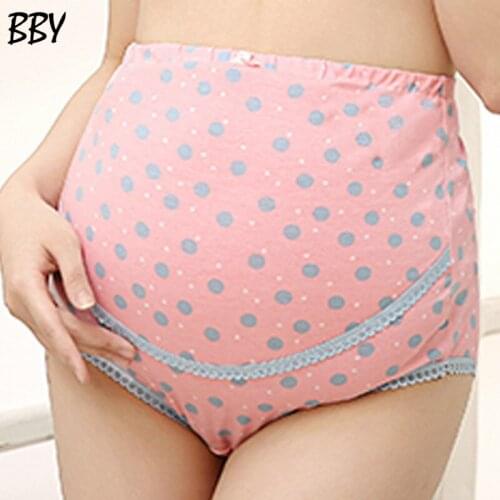 Delicate Hot! Plus size 1PC Pregnancy Maternity Clothes Printing Pregnant Women Underwear Panties R162