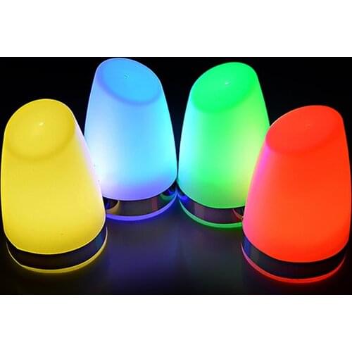 New 4Color Bar Table Lamp Waterproof RGB LED Night Lights Rechargeable Indoor Outdoor Home Garden Bar KTV Dining Table Lamp