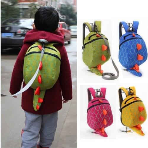 OURCIAO Cartoon Animals Kids Baby Bags Kindergarten Dinosaur Children School Backpack For Girls Boys Free Shipping
