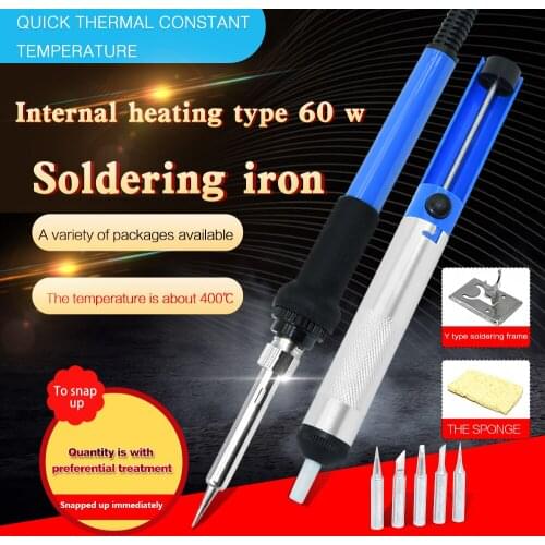 SOLDERING IRON EU USA plug 110V 220V 60w internal heat constant temperature electric heat small household repair tool