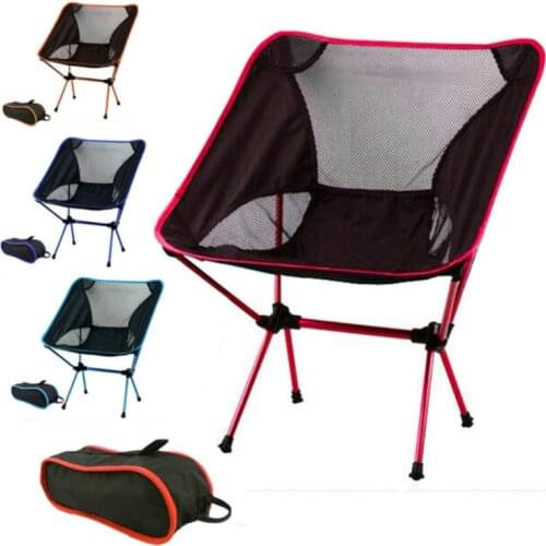 Portable Lightweight Foldable Camping Chair Outdoor Hiking Backpacking Patio Chair Picnic Set Anti Slip Folding Table Chair