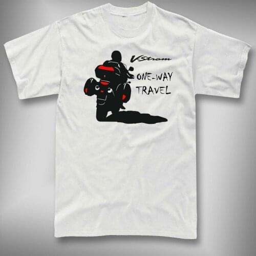 One-Way Travel. DL 1000 650 V Strom Fans T-Shirt. Summer Cotton Short Sleeve O-Neck Mens T Shirt Gift New S-3XL