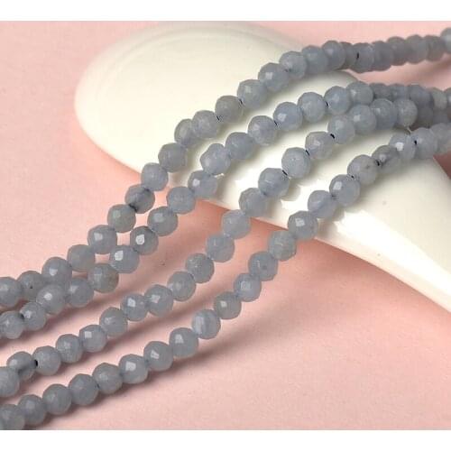 Cutting 3mm-2mm gray color stone beads Created for Angel rock stone Loose Beads for diy accessories