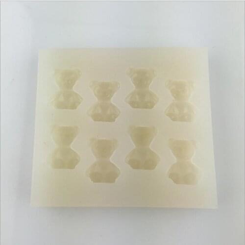 Bears Glossy and matte surface DIY Silicone Mold Dried Flower Specimen Make Jewelry Accessories Tools resin molds for jewelry