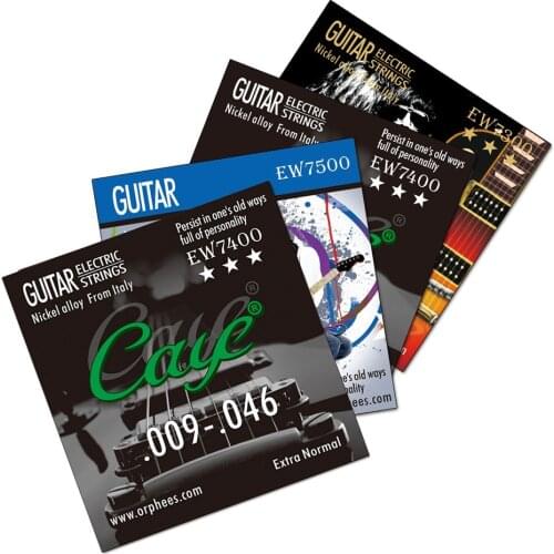 Orphee Caye EW Electric Guitar Strings Hexagonal Carbon Steel 10-46 09-46 09-42 High Quality Perfect Electric Guitar Accessories