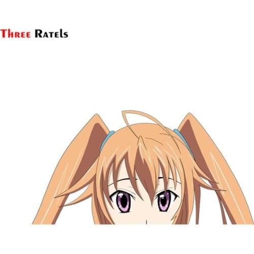 Three Ratels FC437 Irina Peeker Cartoon 3D Stickers For Car Anime Notebook Decal