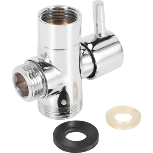 SOLID diverter 3-way diverter valve All 1/2 inch IPS shower system spare part, copper chrome plating