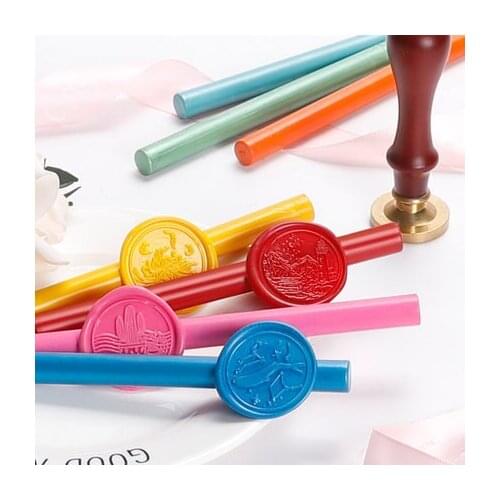 Sealing Wax Seal wax stick Beads wax stamp for glue gun melt craft Envelope Wedding Wax seal Sealing Wax stamp Making Tool