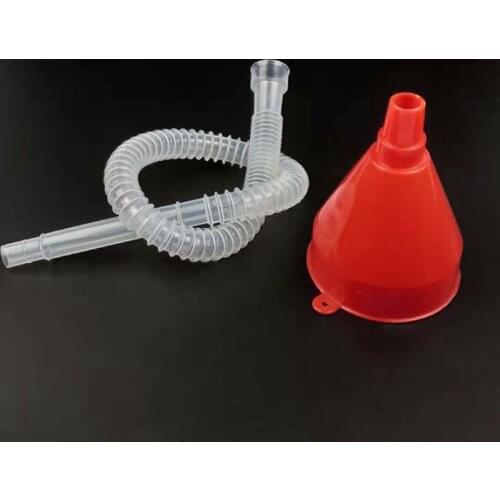 Car Refueling Funnel Detachable Hose Gasoline Engine Oil Additive Motorcycle Farm Machine Use Convenient Anti-leakage Filler