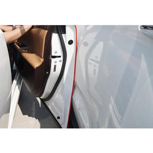 1PC 13M length Blue Red Black White Transparent Car SUV Side Door Edge Protector Protective Strip Scrape Guard Bumper Guards