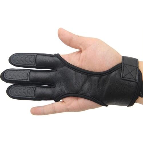 1Pc 3 Fingers High Elastic Hand Guard Protective Archery Bow Shooting Glove tactical gloves тактические перчатки мото перчатки