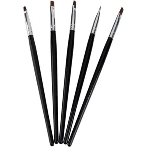 3/5pcs/set Nail Art Liner Painting Pen 3D Tips DIY Acrylic UV Gel Brushes Drawing Flower Line Grid French Design Manicure Tool