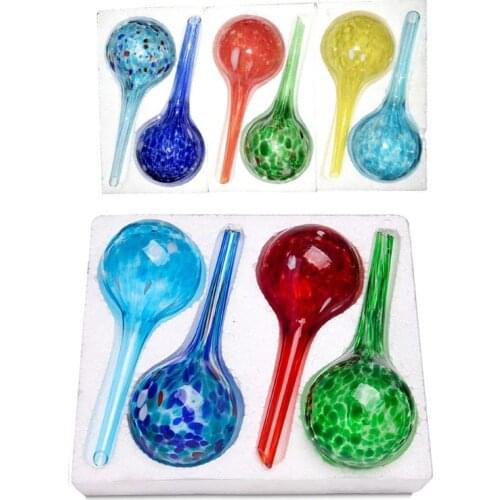 4/6pcs Novelty Automatic Watering Device Houseplant Plant Pot Ball Globe Garden Waterer Drip Irrigation