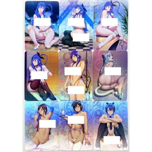 9pcs/set ACG Maid Sexy Toys Hobbies Hobby Collectibles Game Collection Anime Cards