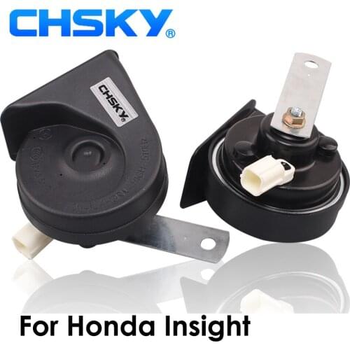 CHSKY Car Horn Snail type Horn For Honda Insight 2009 to 2014 12V Loudness 110-129db Auto Horn Long Life Time High Low Klaxon
