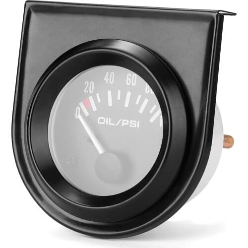 Automobile Oil Pressure Gauge 0~100PSI Oil Pressure Gauge With Sensors 12.0V Automobile General Instrument Vehicle Meter