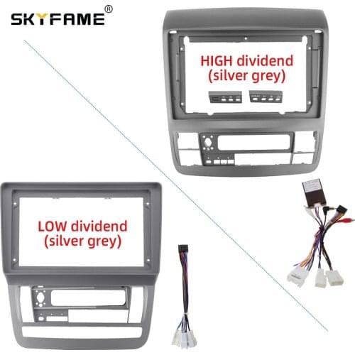 Car Radio Fascia Frame Cable For TOYOTA Alphard 10 Serices Vellfire 2002-2011 Stereo Android Dashboard Kit Face Plate