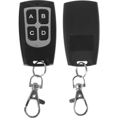 DC 12V 4CH Wireless Remote Control Switch 1 Receiver + 2 Transmitters 433MHz BX0E