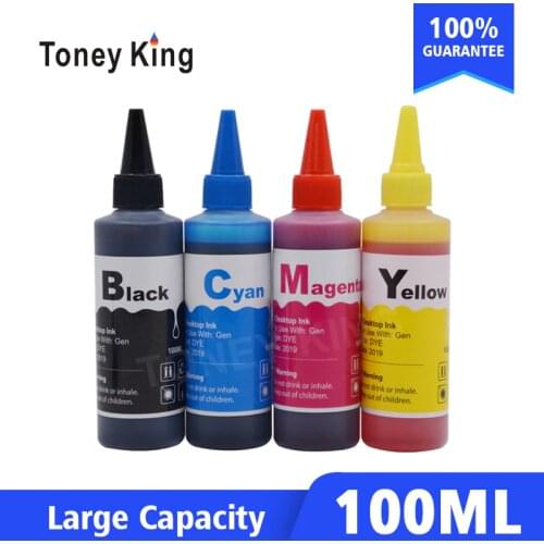 Toney King 100ml Printer Ink For HP 940 940xl Refill Ink Cartridge For C4906A C4907A C4908A C4909A Officejet Pro 8000 8500