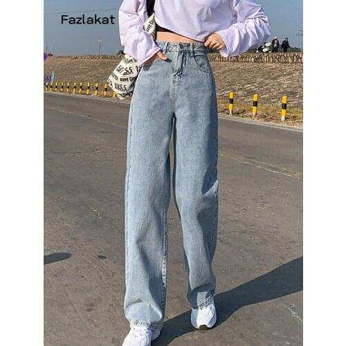 Широкие джинсы FAZLAKAT China At AliExpress
