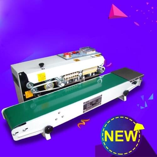FR800 Automatic Sealing Machine Aluminum Foil Plastic Bag Continuous Film Sealing Machine Food Packing Machine 110V/220V 780W