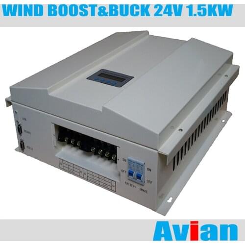 1.5KW 24V MPPT Wind Generator Controller Boost and Buck Function 10V to 80V Charging CE Approved Free Software Monitor RS232