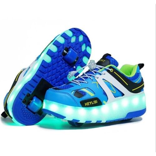 Kids roller shoes soft breathable trekking sneakers big boys spring autumn sports roller shoes kids Zaptillas tenis infantil