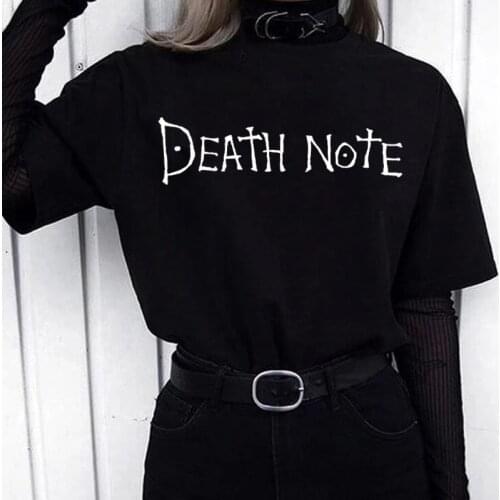 Lettre De Mort t-shirt for Women 2021 Summer New à Manches Courtes Harajuku Mince Hip Hop Streetwear Femmes t-shirts