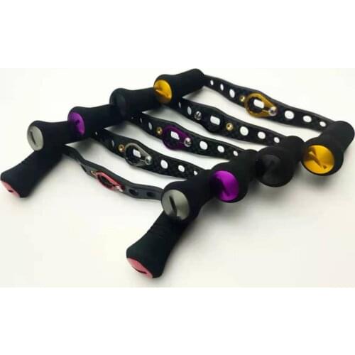 LinMoFish Luya water 110mm wheel professional modification, carbon plate EVA fishing handle, a variety of colors