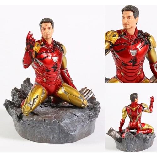 Marvel Avengers 4 Endgame Iron Man MK85 Tony Stark PVC Figure Model Statue Collection Toy