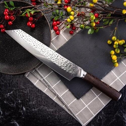 Stainless steel meat cleaver Slicing knife Butcher knife Kitchen kitchen knife Household cooking knife