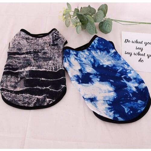 Camouflage Print Dogs Clothes Summer Puppy Vest For Small Dogs Pet T Shirt Soft Fashion Dog Vests Pet Clothing Chihuahua Clothes