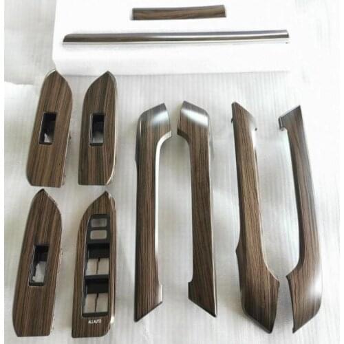 Applied to Prado 10-21 Mahogany Refit 2700 4000 Car Interior Center Console