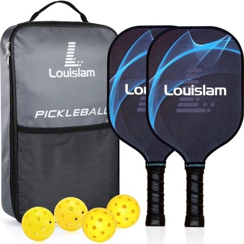 Professional Carbon Fiber Beach Tennis Racket Soft Honeycomb Surface Tennis Pickleballpaddle With Bag For Adult -40