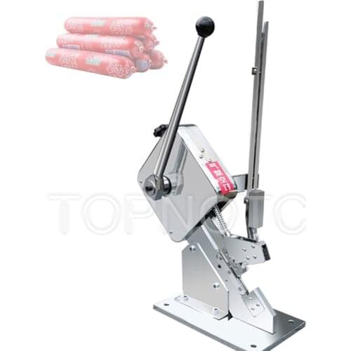 Manual Ham Sausage Knotting Sealing Machine Supermarket U-Shape Clips