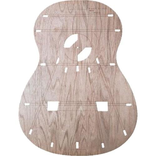Guitar Body Template 2mm thick CNC made for Robert Bouchet Classical Guitar