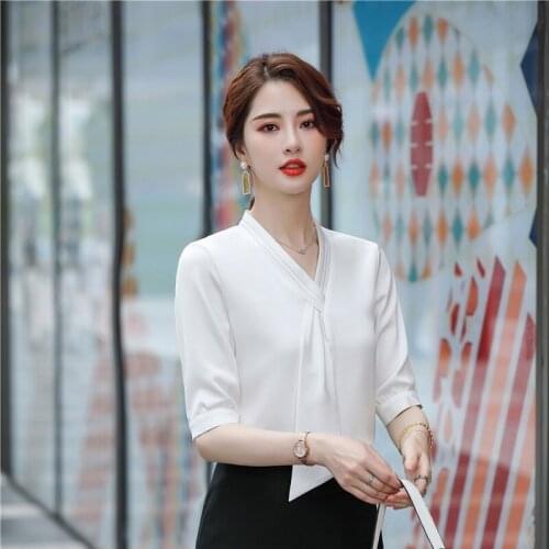 Белые блузки SOWXWV China At AliExpress