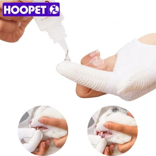 HOOPET Japanese Cat Oral Cleaning Products Finger Toothbrush For Dogs Useful Toothbrush For Cats Clean Mouth For Small Pet