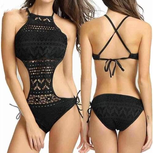 Womens Swimsuit 2021 New Sexy One Piece Bikini Backless Swimwear Swimming Black Suit Swimsuit Blue Beach White One Piece H Z2Z1