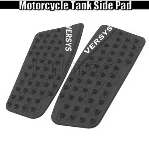 Motorcycle 1 Pair Protector Anti Slip Tank Pad Stickers Gas Knee Grip Traction Side Decal Cover For Kawasaki Versys 650